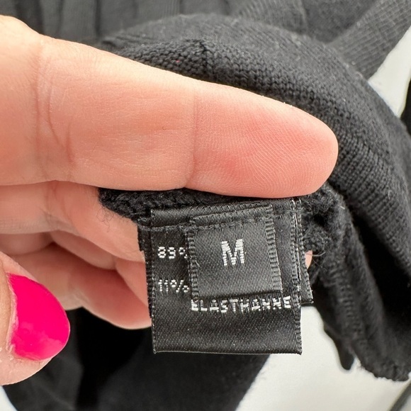 LAFAYETTE 148 M wool blend woman classic career ribbed V-neck long sleeve top - Picture 5 of 11